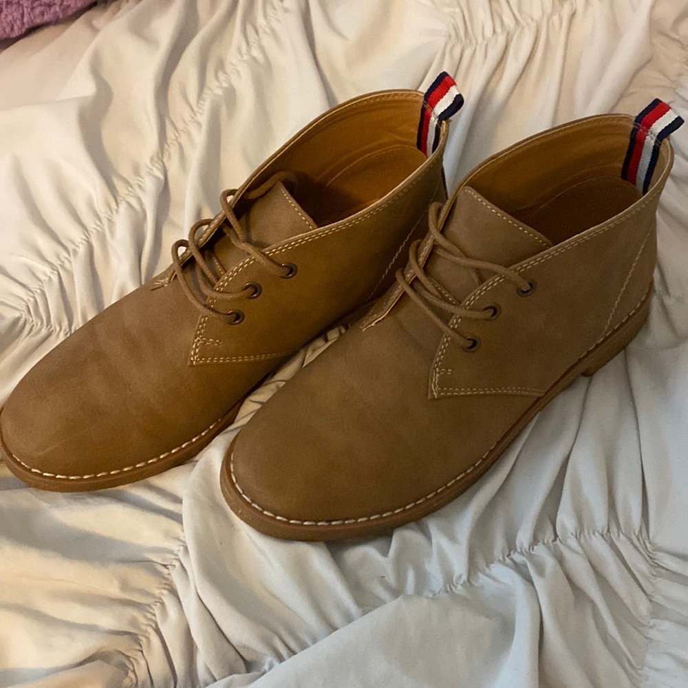 Tan Tommy Hilfiger Booties